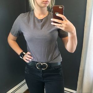 All Saints Dark Grey T Shirt